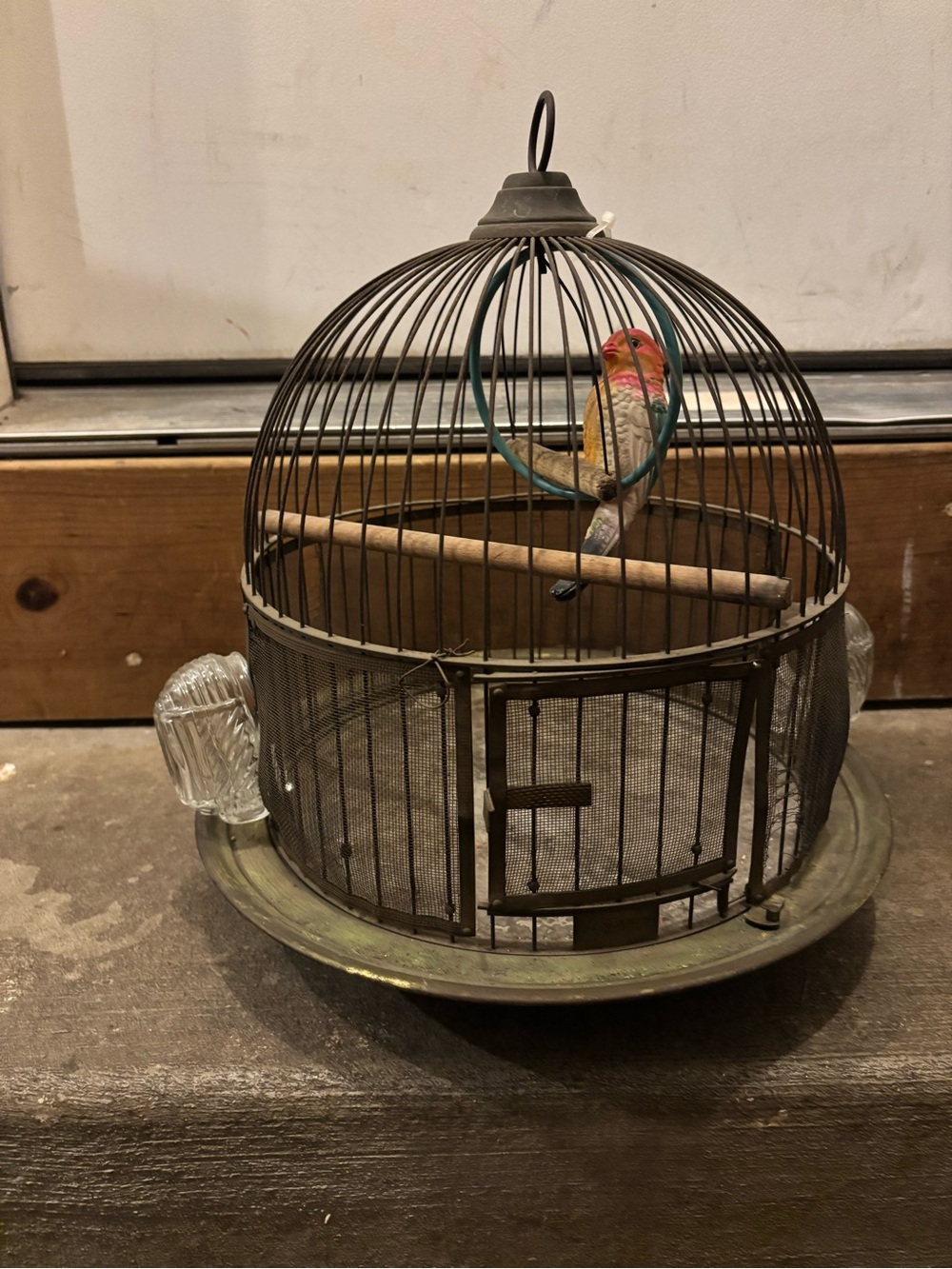 Mid century bird cage